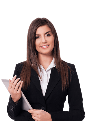 Finance analyst with tablet