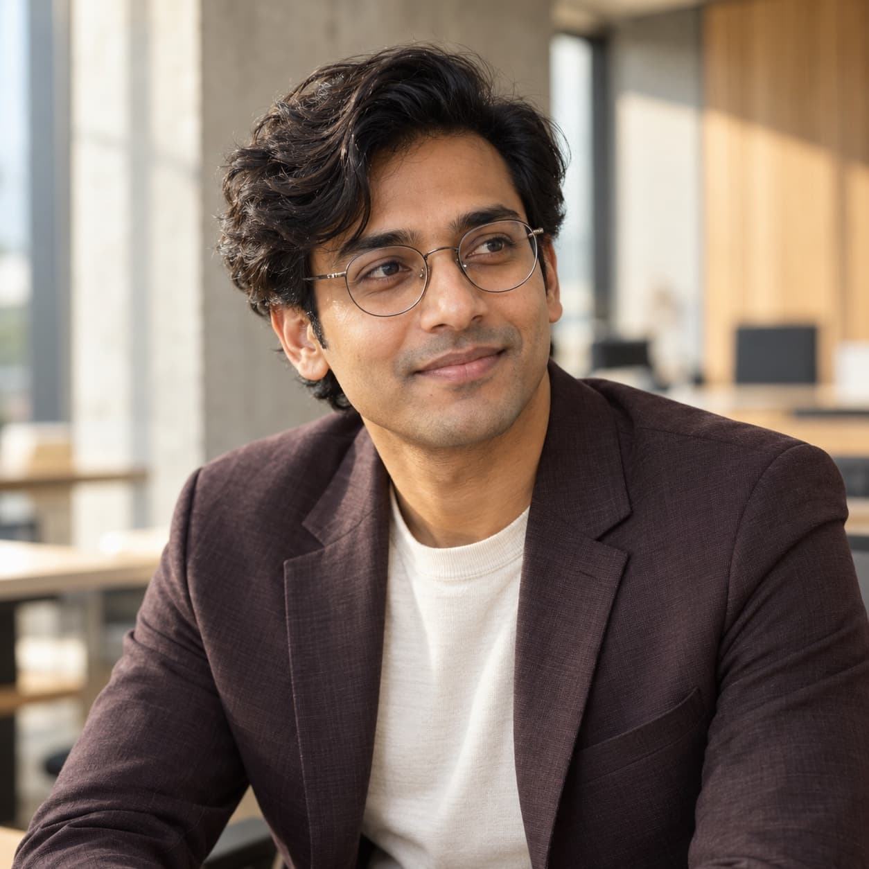 AI-generated illustrative portrait for Aman Khanna