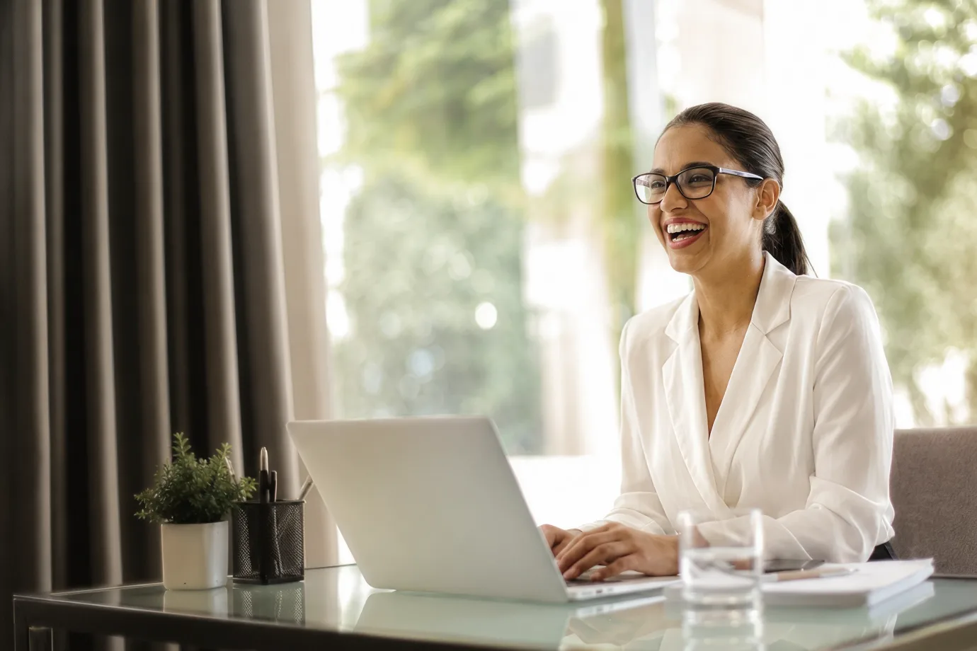 Working professional preparing for career growth with Meritshot
