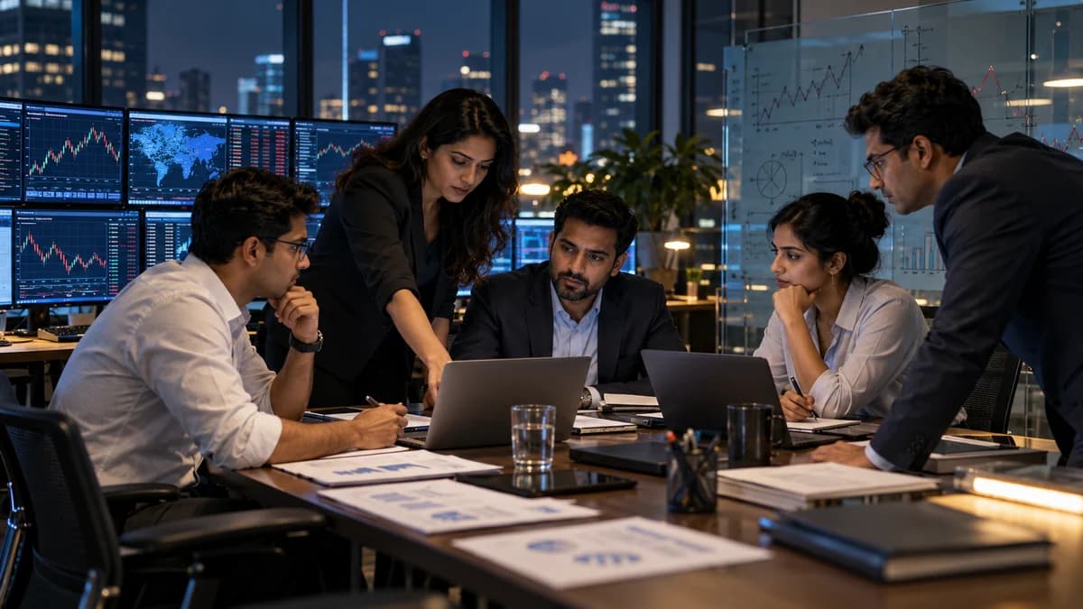 A hedge fund research team evaluating market exposure and portfolio risk
