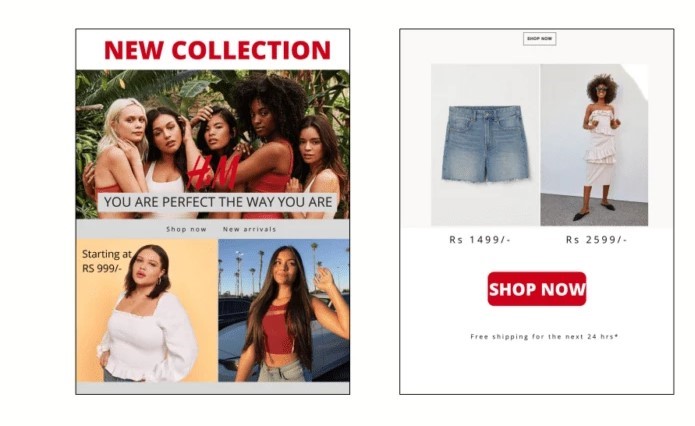 H&m banner new collection